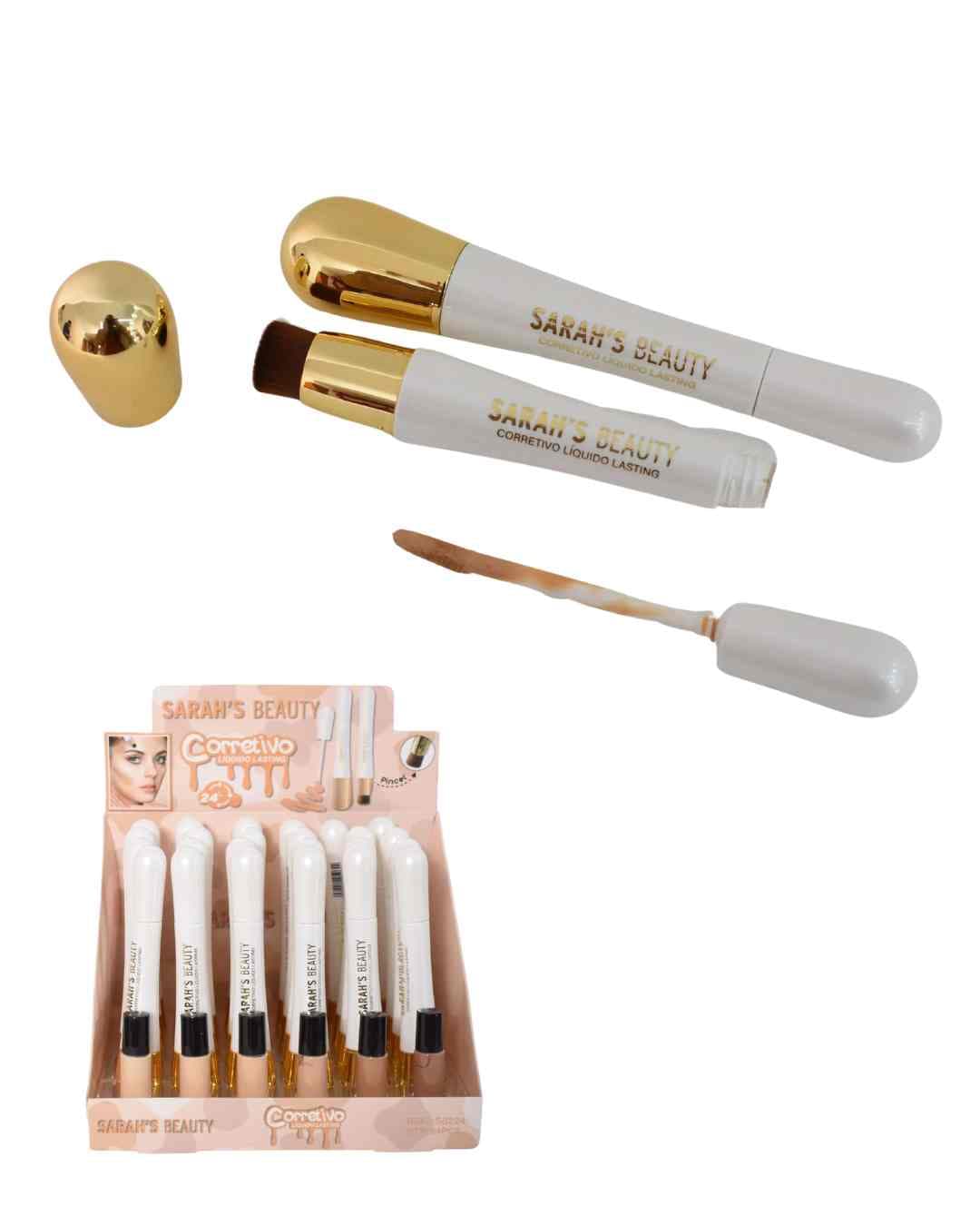 S8224 CORRETIVO LIQUIDO LASTING CX/24 SARAHS BEAUTY