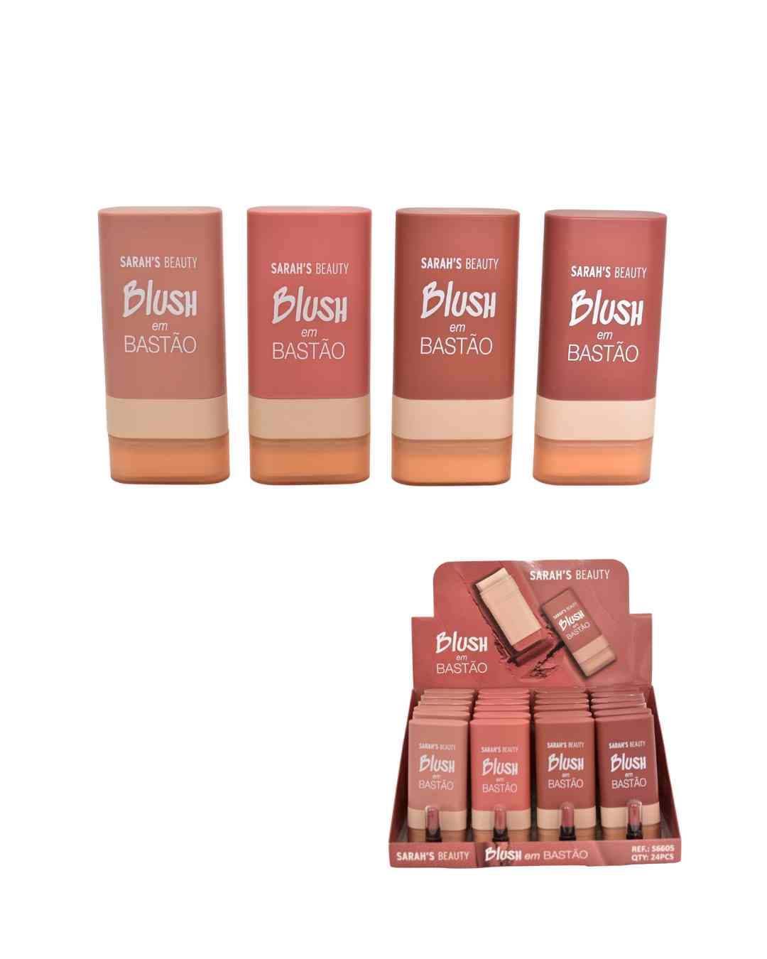 S6605 BLUSH EM BASTAO CX/24 SARAHS BEAUTY