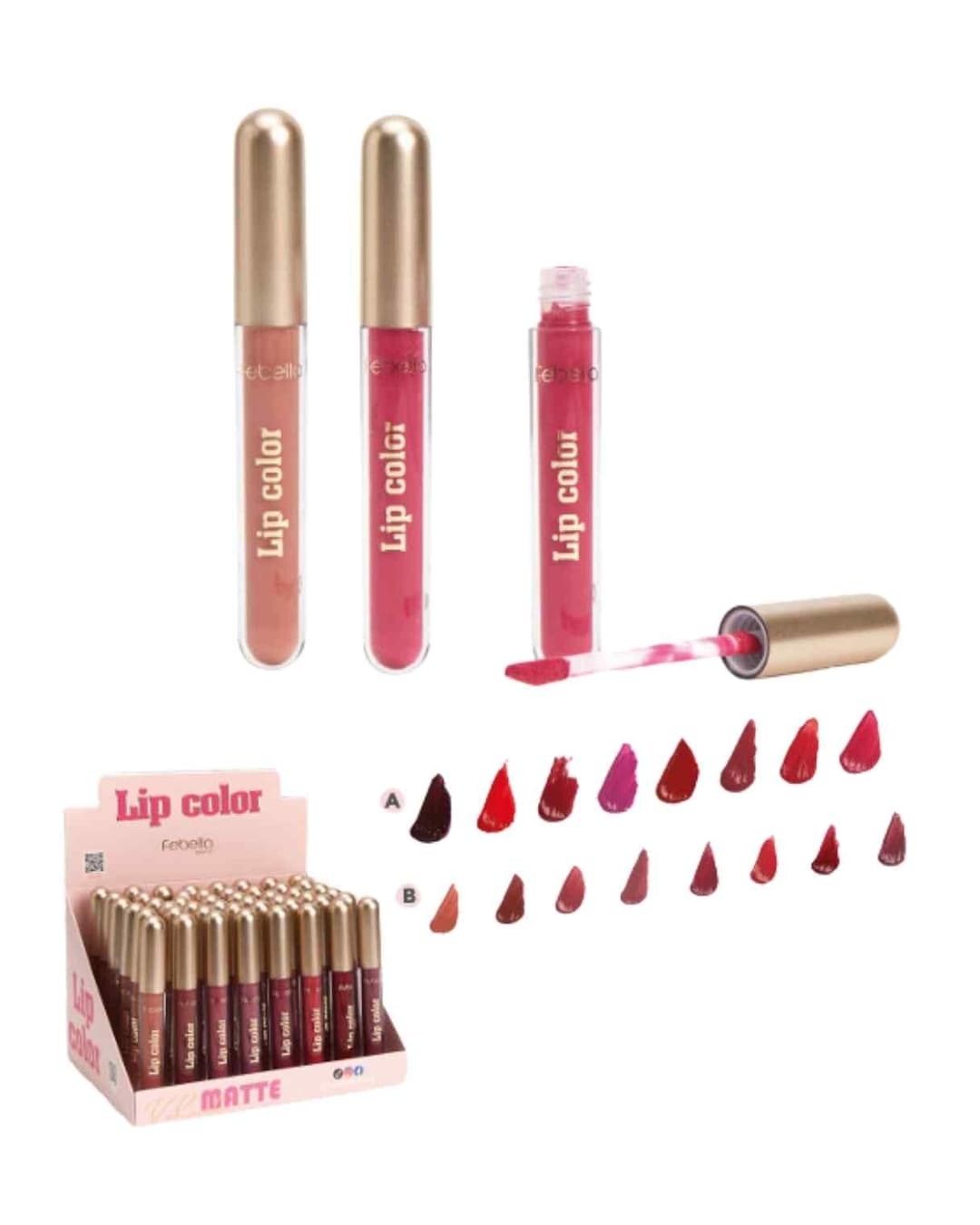 BM40130-B BATOM LIP COLOR 9 AO 16 CX/48 FEBELLA
