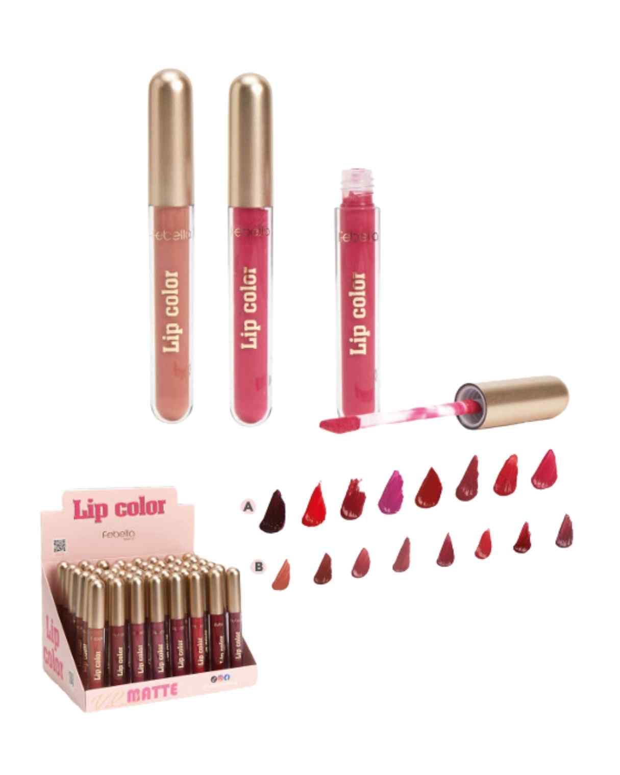 BM40130-B BATOM LIP COLOR 9 AO 16 CX/48 FEBELLA
