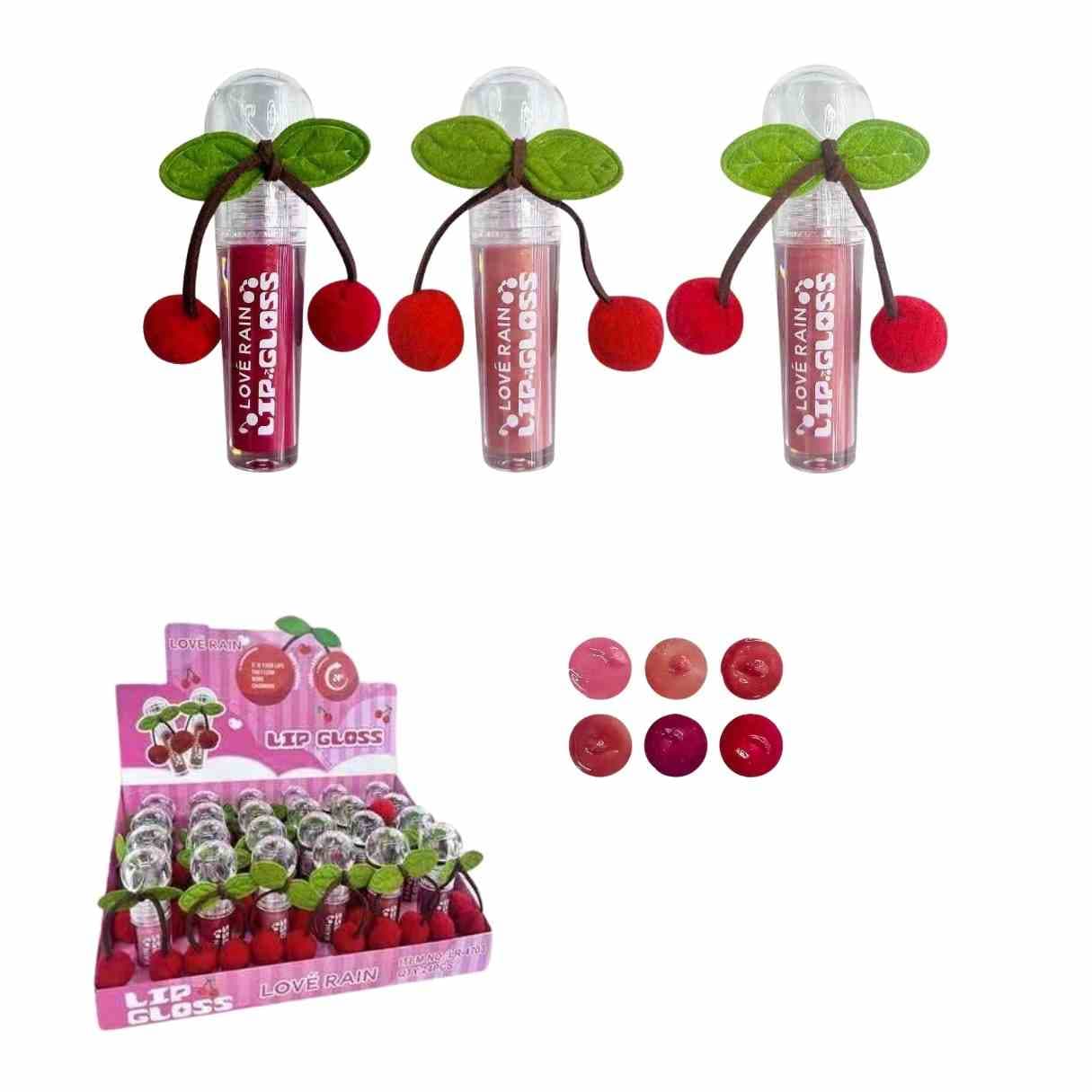 LR-4703 LIP GLOSS CEREJA CX/24 LOVE RAIN