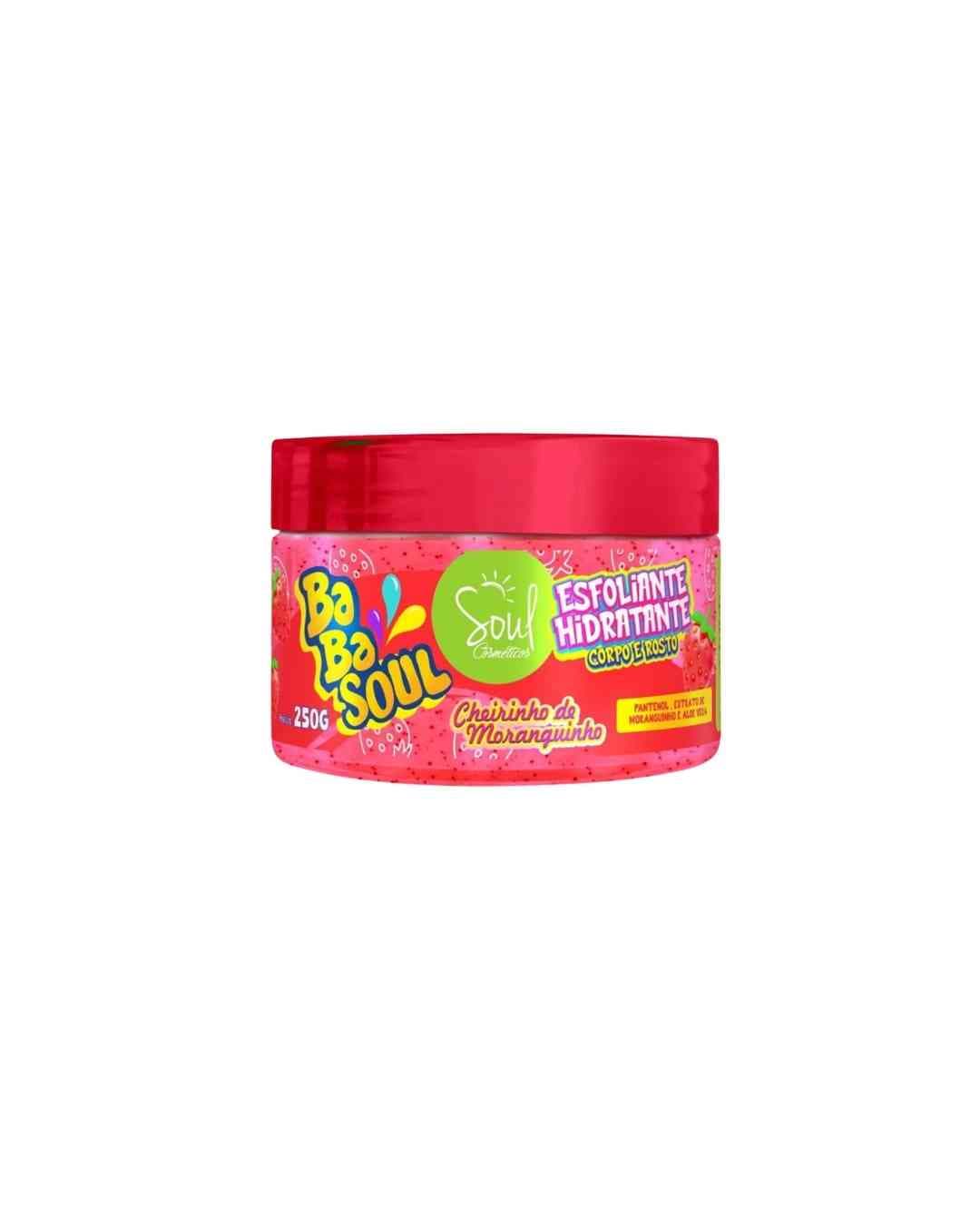 ESFOLIANTE HID. BABASOUL MORANGUINHO 250G SOUL COSMETICOS