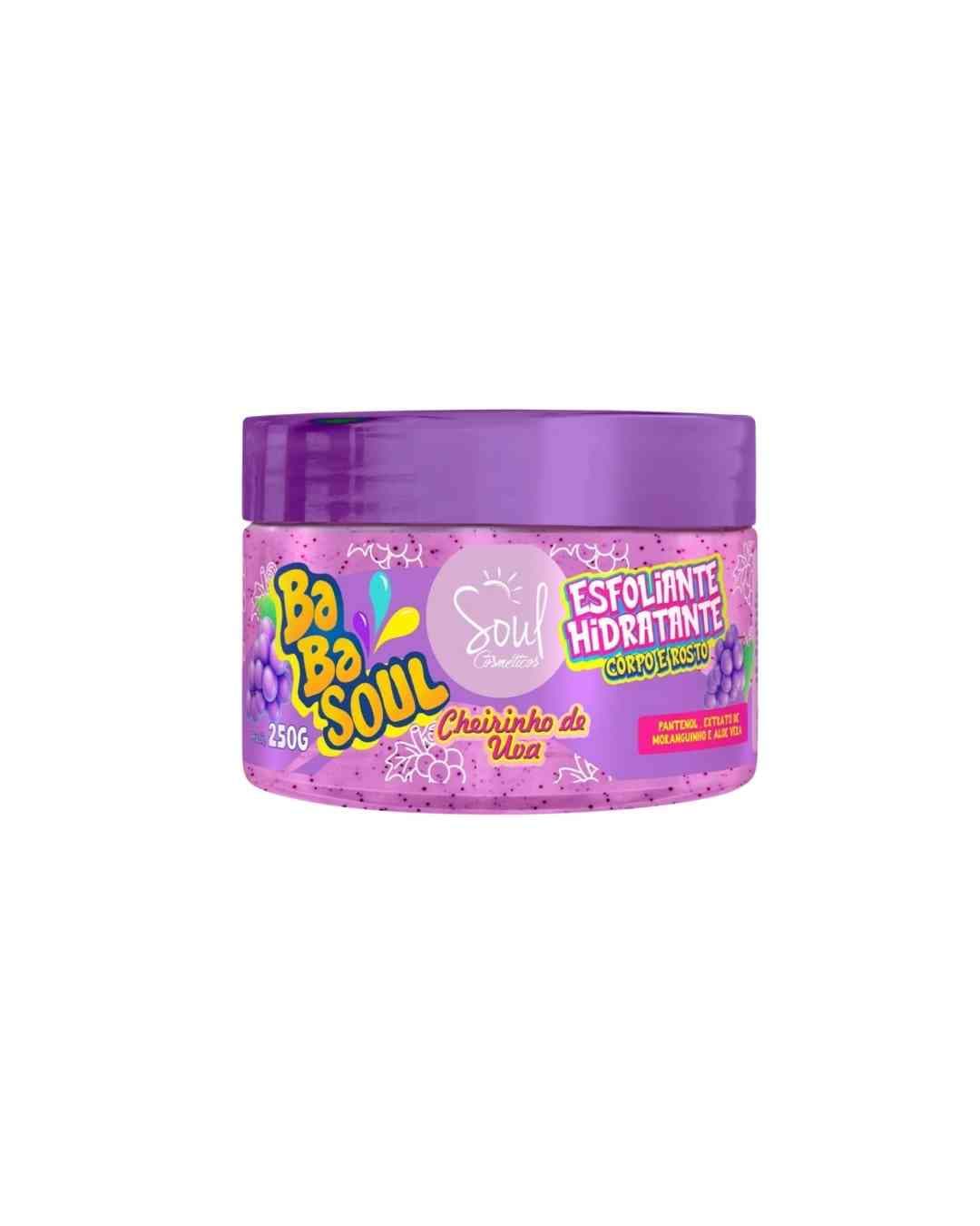 ESFOLIANTE HID. BABASOUL UVA 250G SOUL COSMETICOS