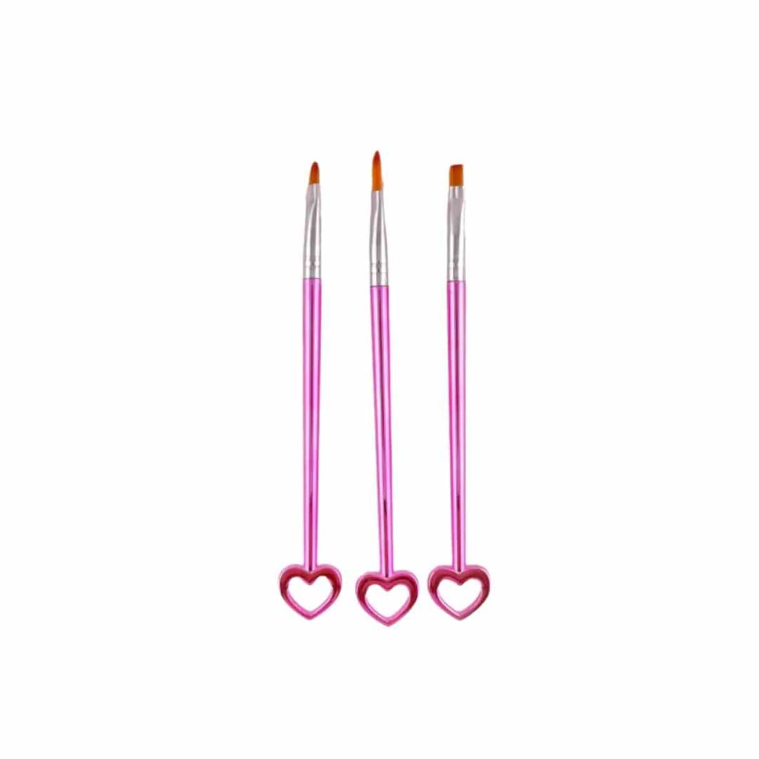 DF12-PU01 PINCEL PARA UNHA, CARTELA COM 3 PCS DAFU