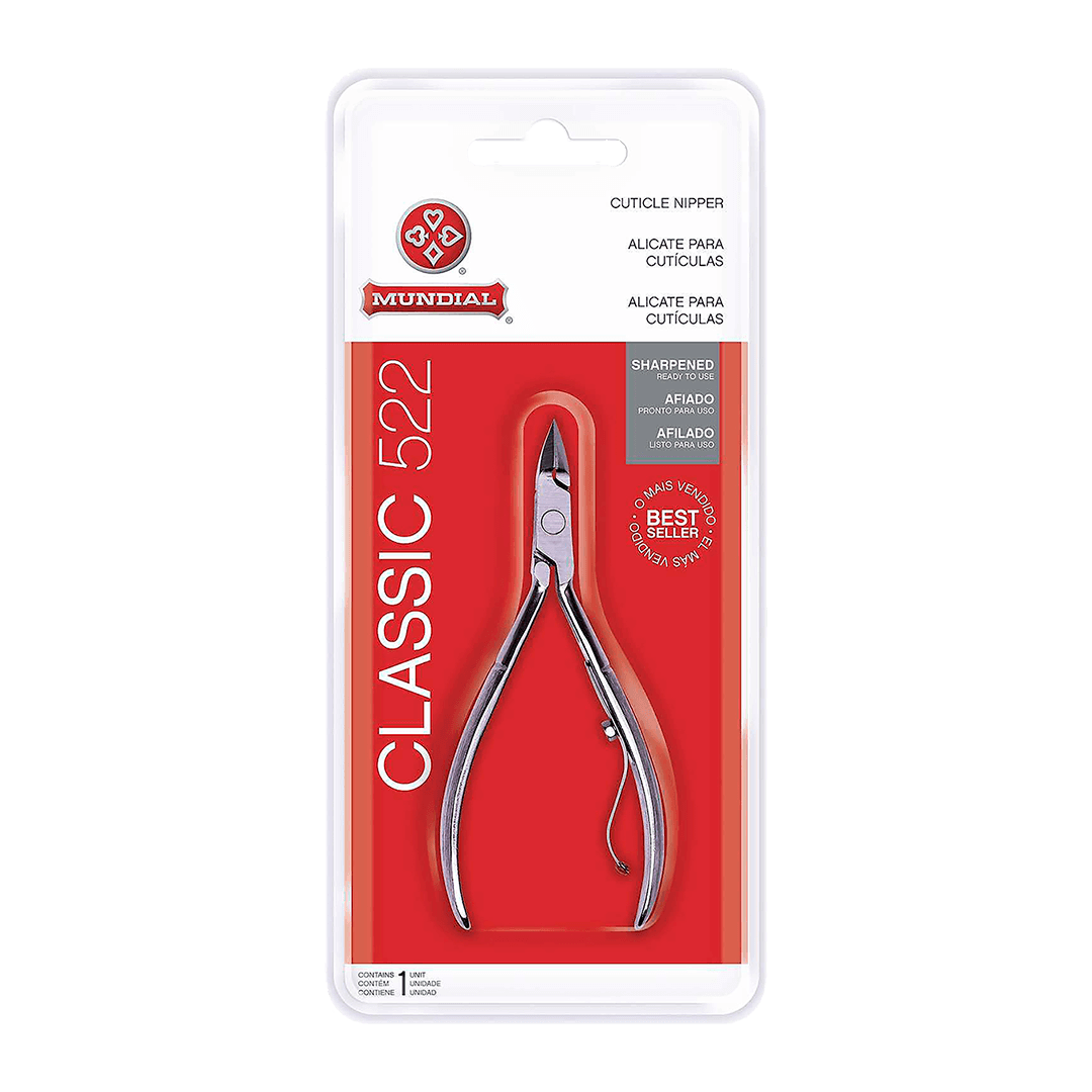 522-C ALICATE CUTICULA MUNDIAL CLASSIC INOX