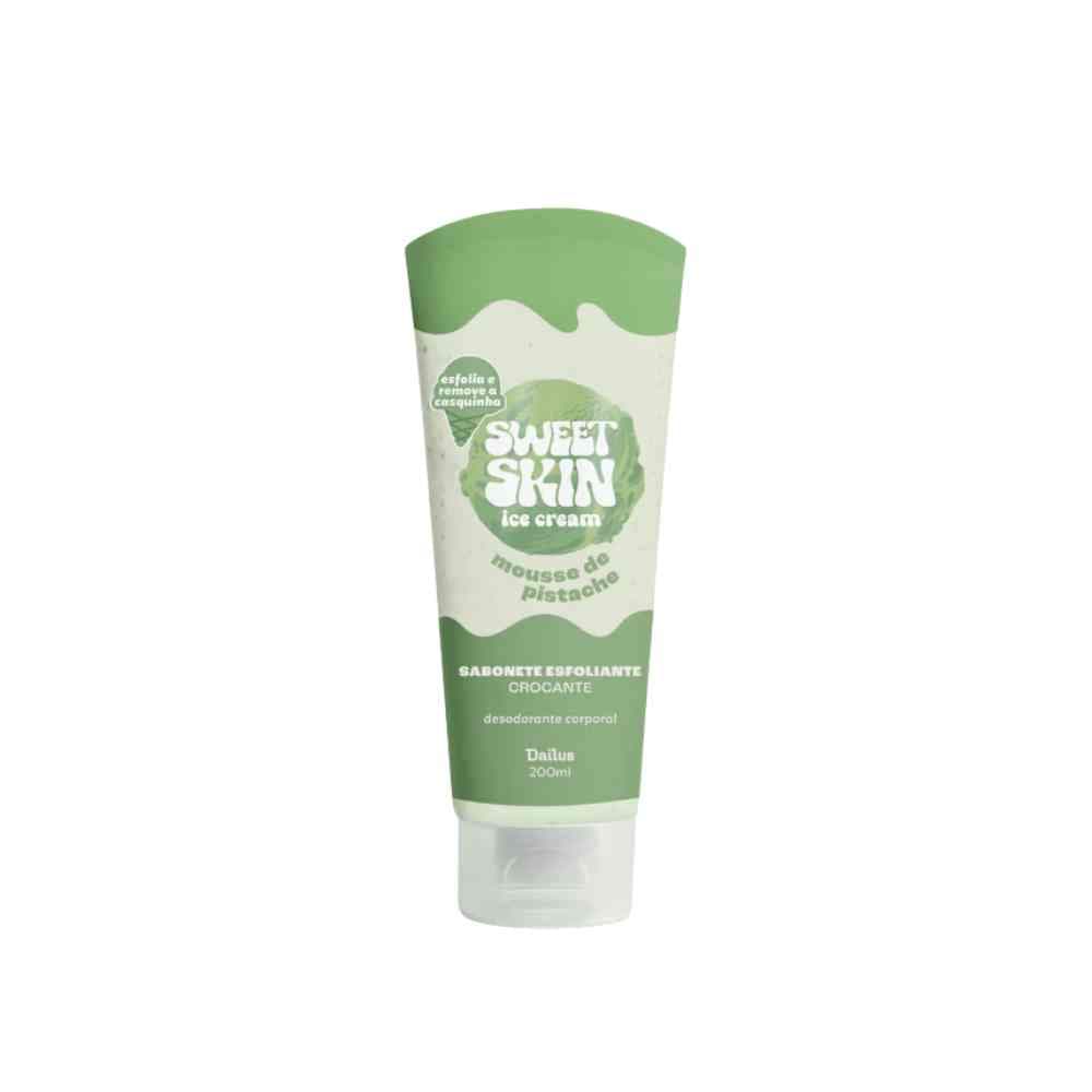 SABONETE ESFOLIANTE MOUSSE DE PISTACHE SWEET SKIN DAILUS