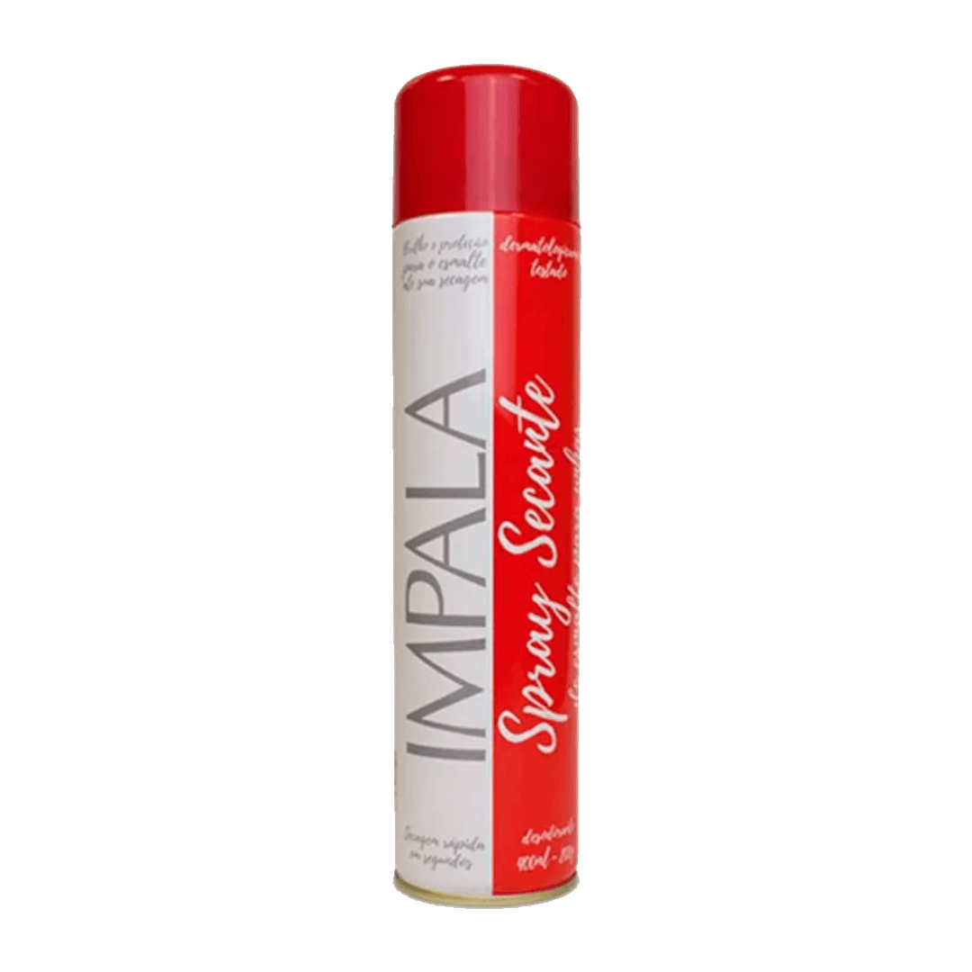 SPRAY IMPALA SEC ESMALTE UNHAS 400ML/200GR VERMELHO
