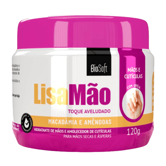 CREME LISA PARA MAOS MACADAMIA BIOSOFT 120GR SOFTHAIR