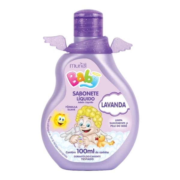 SABONETE LIQ BABY LAVANDA 100ML MURIEL BEAUTY