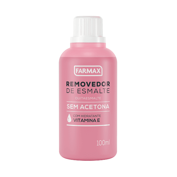 REMOVEDOR DE ESMALTE S/ACET VITAMINA E FARMAX 100ML