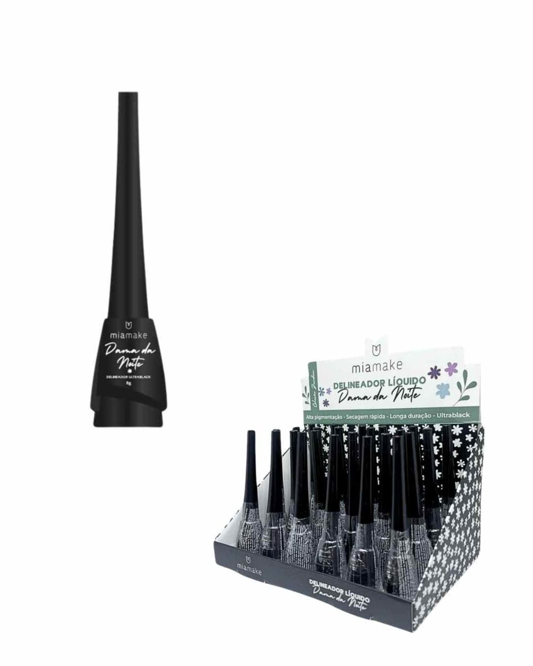 501 DELINEADOR LIQ.ULTR BLACKMIAMAKE DAMA DA NOITE CX C 24