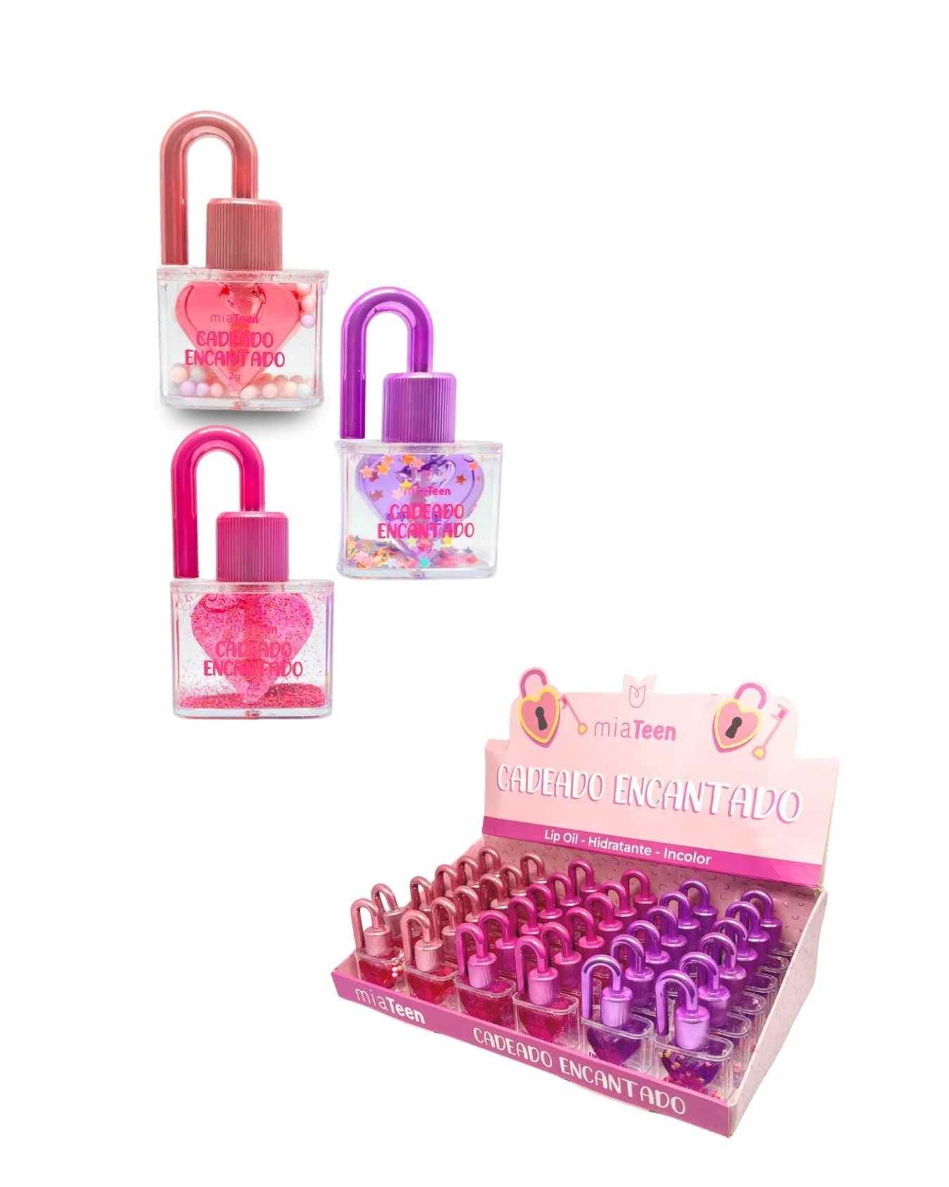 CADEADO ENCANTADO LIP OIL TEEN CX 36 MIAMAKE