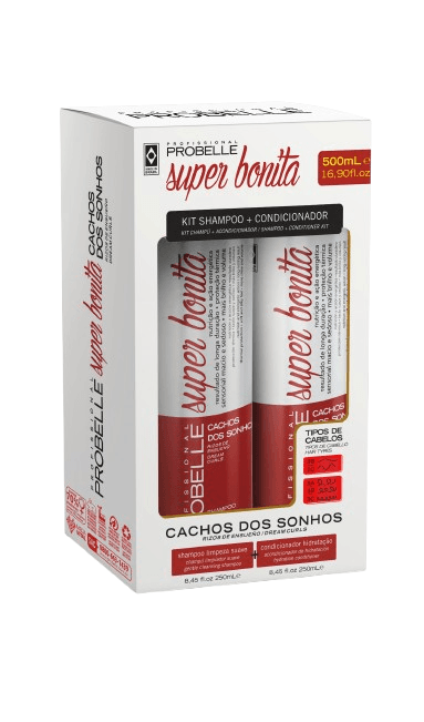 P01608 KIT CACHOS DOS SONHOS SUPER BONITA PROBELLE 500ML