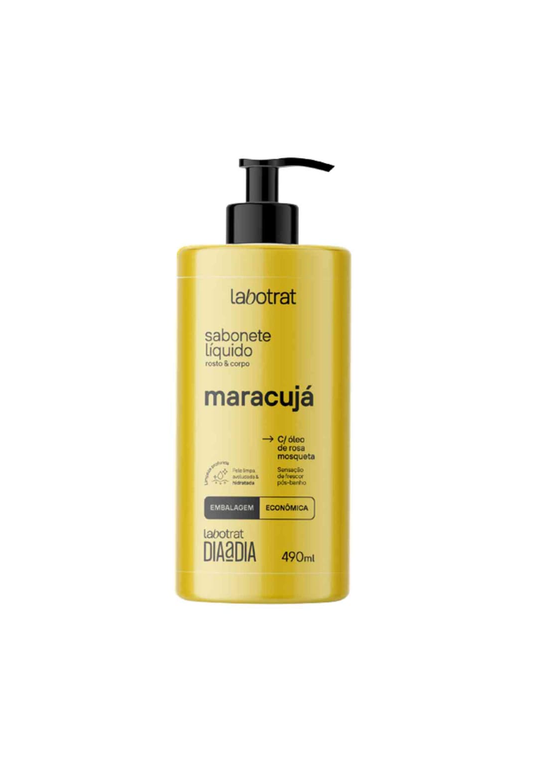 PA3509 SABONETE LIQUIDO MARACUJA DIA A DIA 490ML LABOTRAT