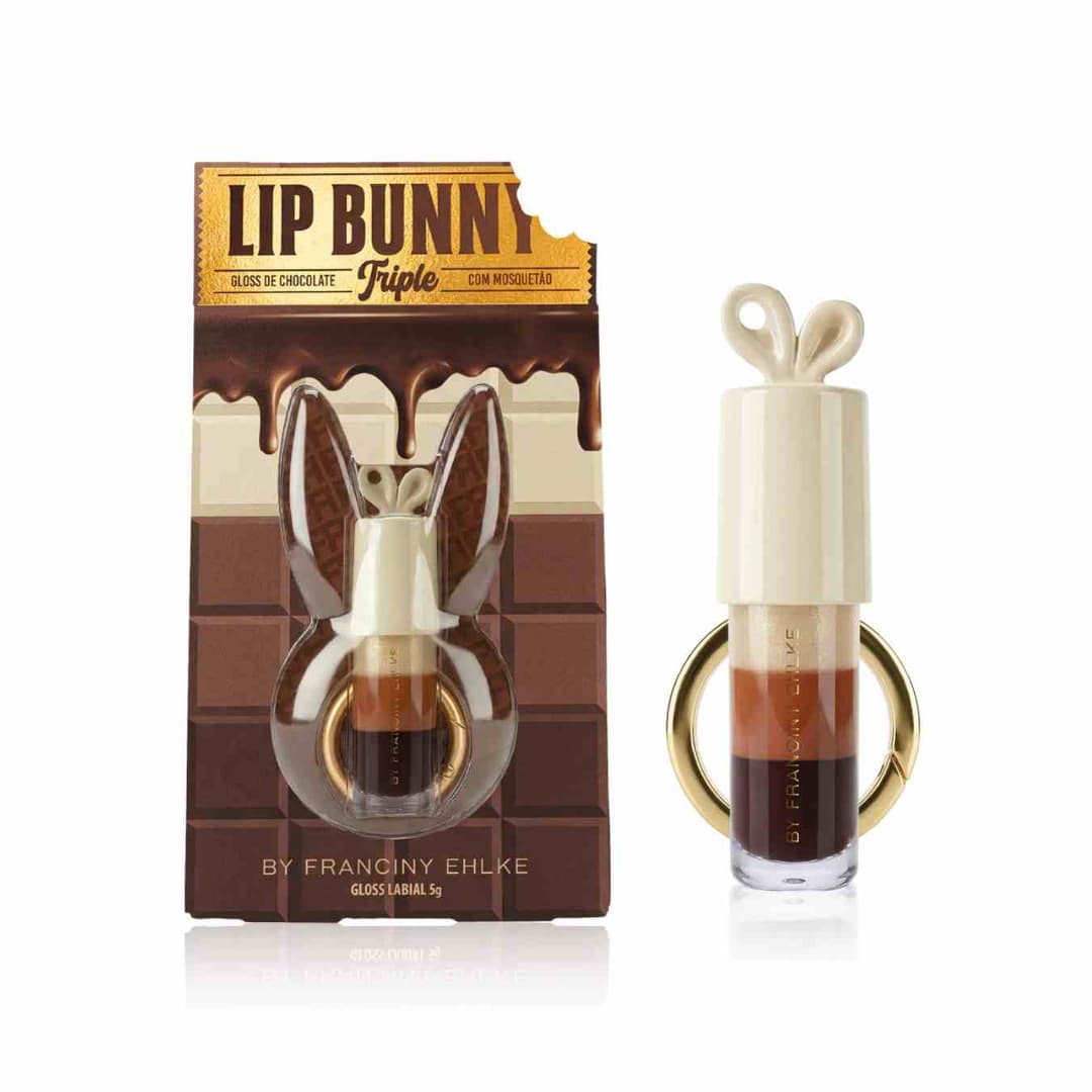 GLOSS LIP BUNNY TRIPLE BY FRANCINY EHLKE