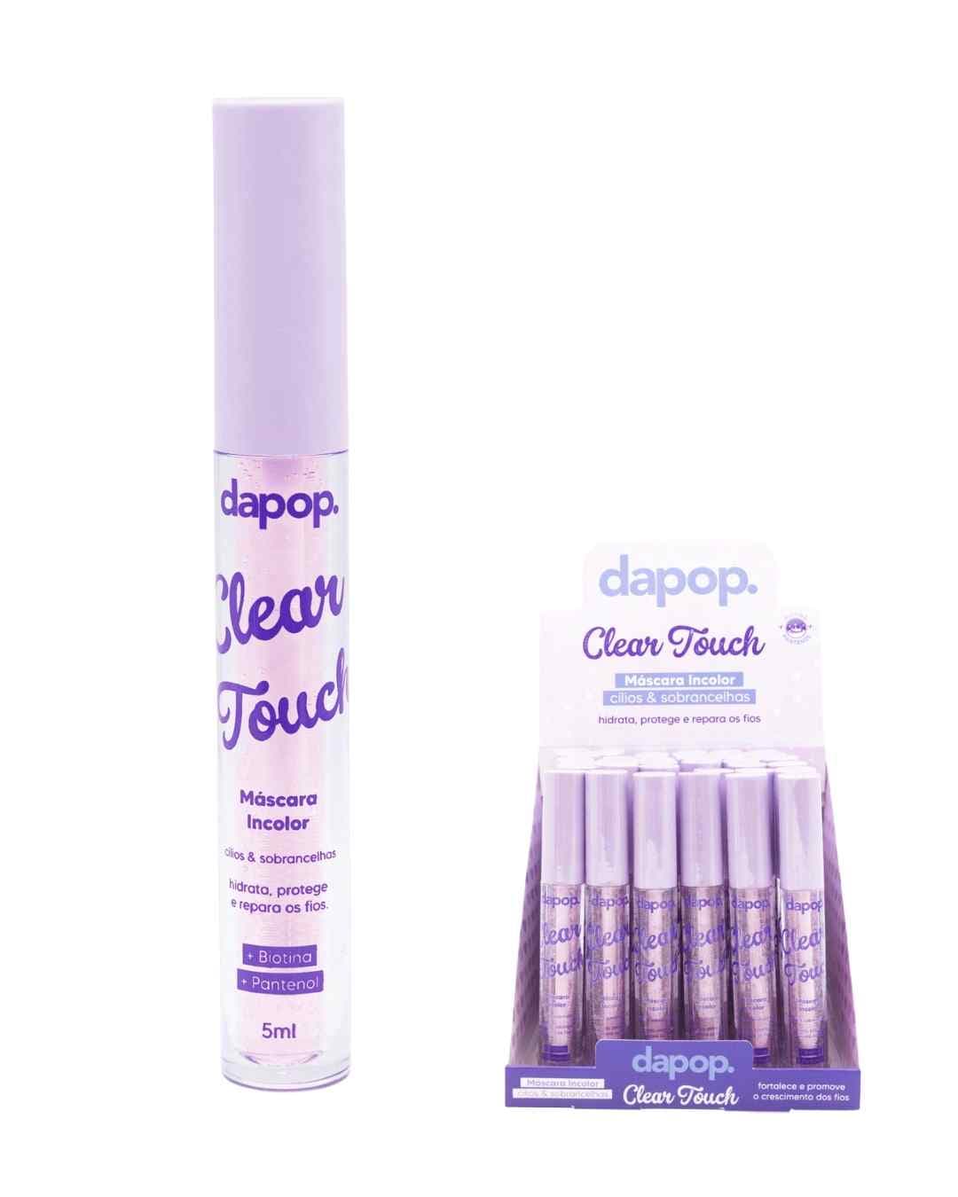 DP2401 MASCARA INCOLOR CLEAR TOUCH CX/36 DAPOP