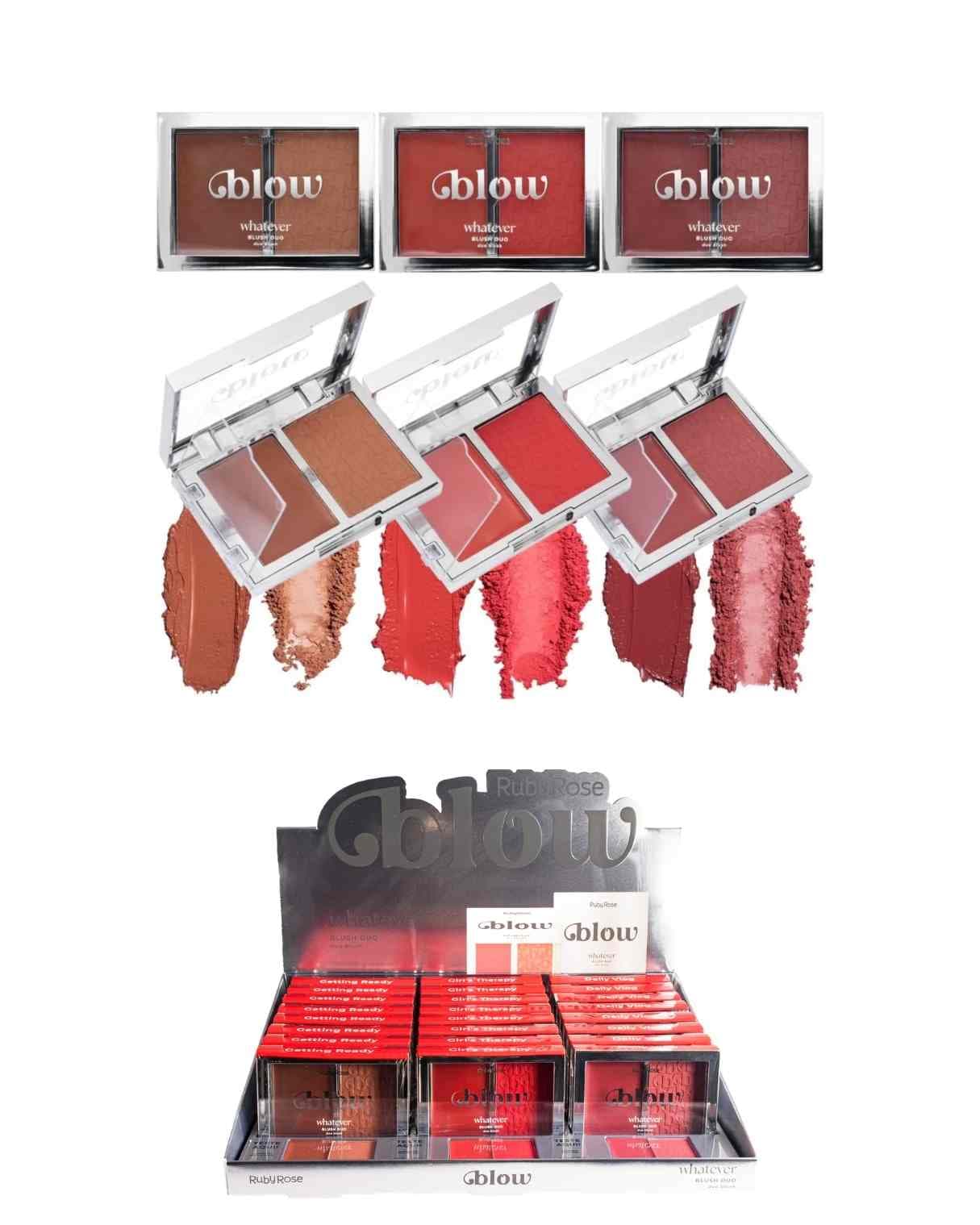 HB M05/G2 BLUSH DUO WHATEVER BLOW RUBY ROSE GETTING READY