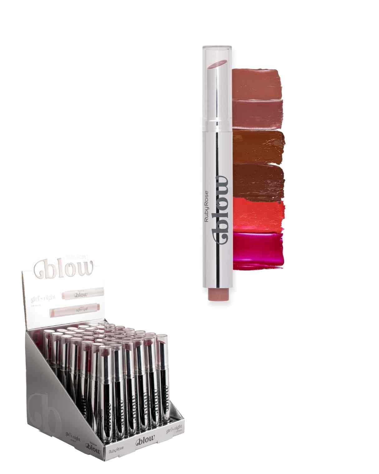HB L6512 LIP BALM GIRLS NIGHT BLOW RUBY ROSE CX/36