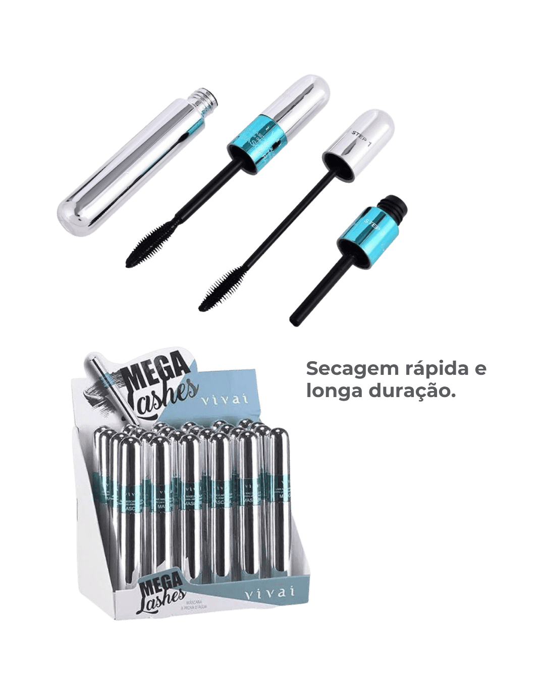 2176.1.1 MASCARA DE CILIOS MEGA LASHES CX/24 VIVAI