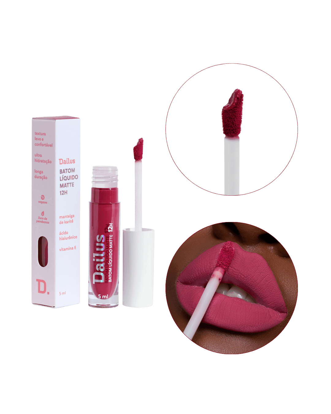 BATOM LIQUIDO DAILUS FUCSIA