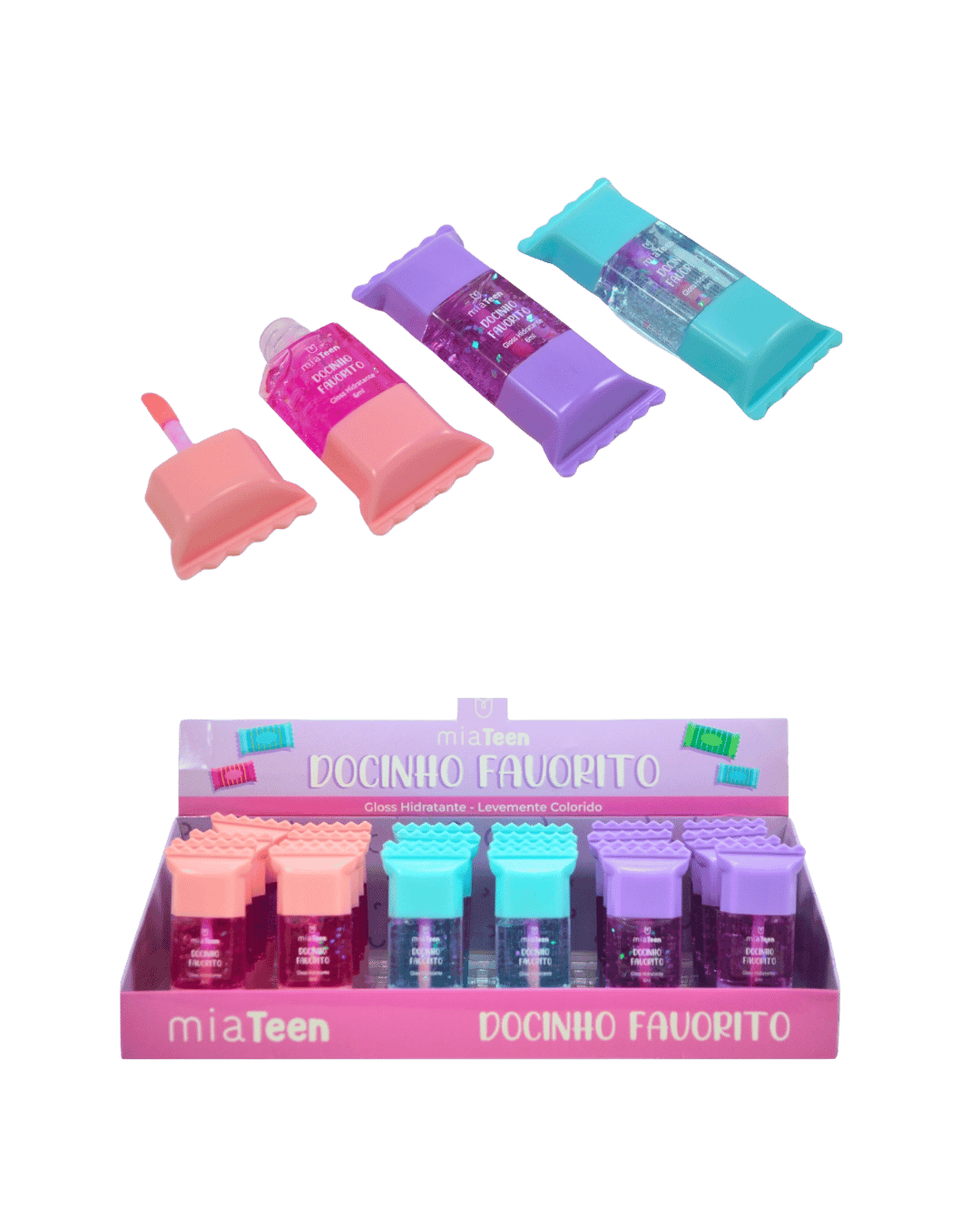 417 GLOSS DOCINHO FAVORITO TEEN CX/24 MIAMAKE
