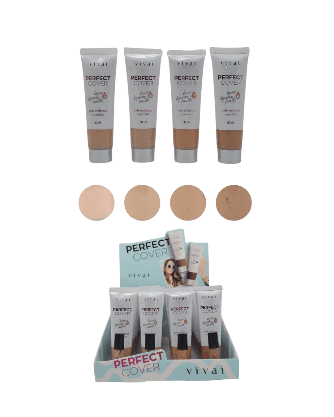 1091.4.2 BASE LIQUIDA PERFECT COVER MATTE 5 A 8 CX/24 VIVAI
