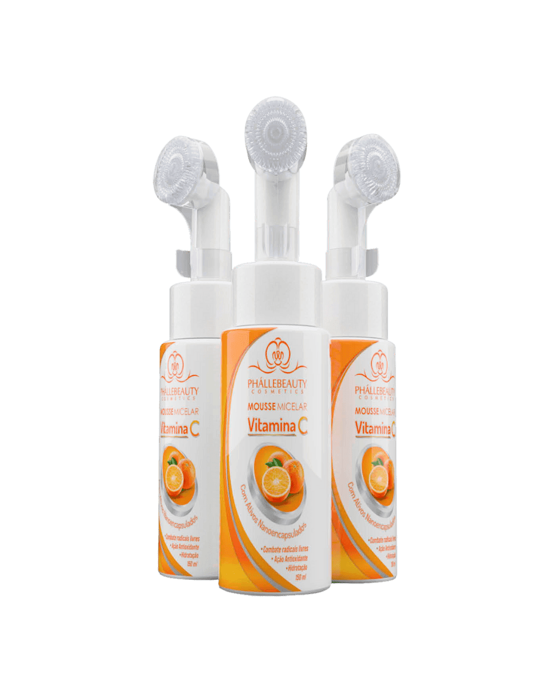 PH0725 MOUSSE MICELAR VITAMINA C 150ML CX/12 PHALLEBEAUTY