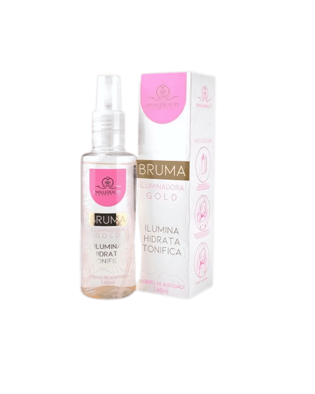 PH0024 BRUMA ILUMINADORA GOLD 140ML CX/12 PHALLEBEAUTY