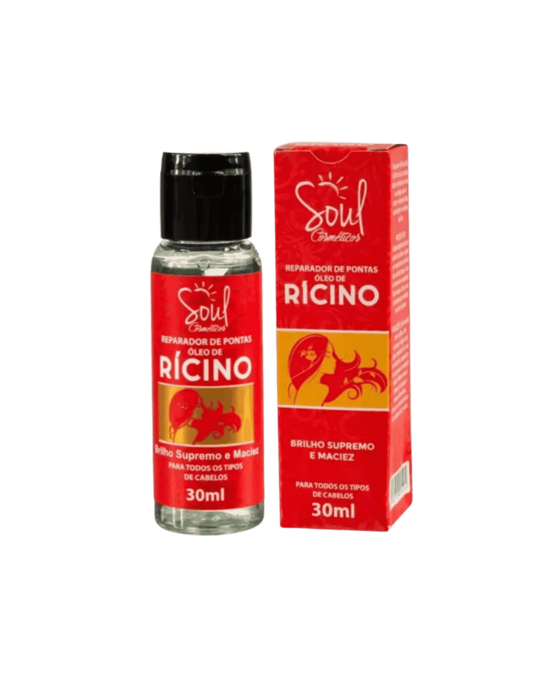 REPARADOR DE PONTAS OLEO DE RICINO 30ML SOUL COSMETICOS