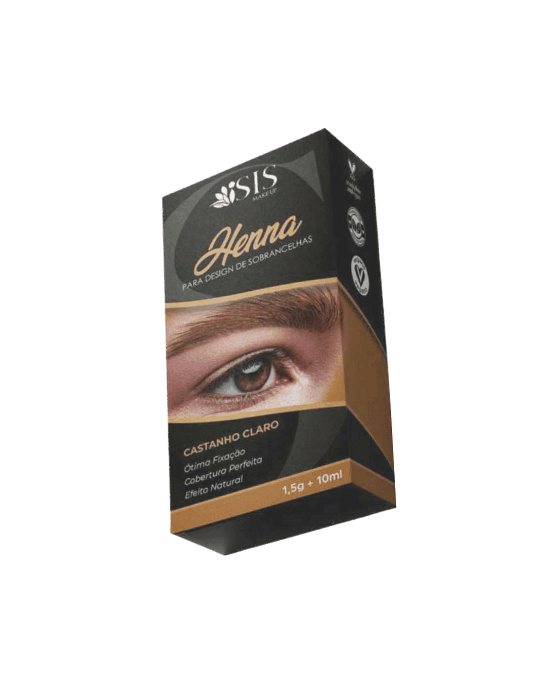 IS040 HENNA P/ SOBRANCELHA CASTANHO CLARO 10ML ISIS MAKEUP