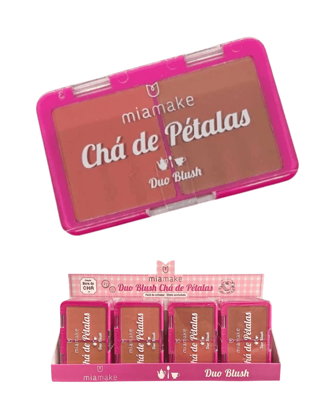 430-2 DUO BLUSH CHA DE PETALAS COR 2 UN MIAMAKE