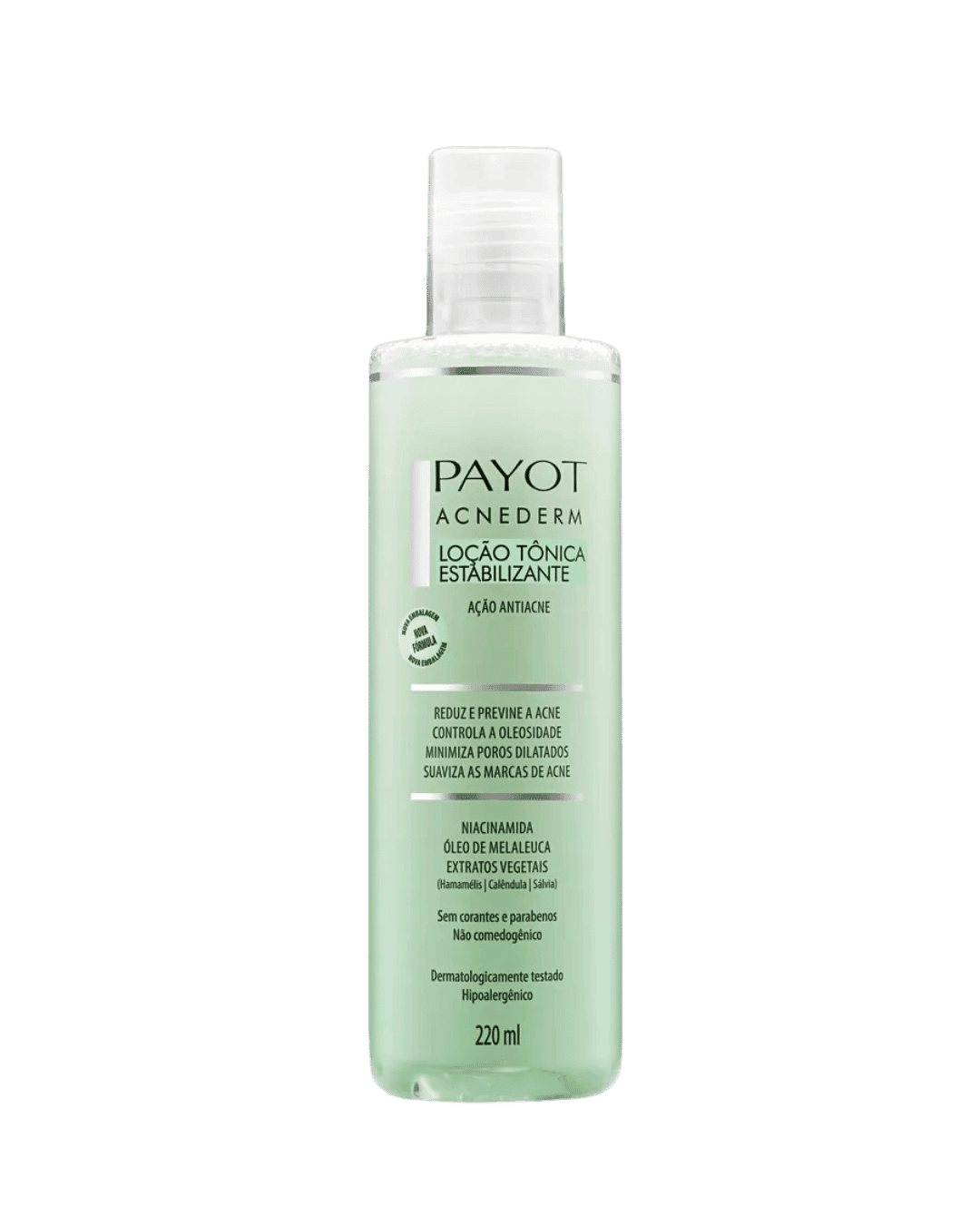 LOCAO TONICA ESTABILIZANTE ACNEDERM 220ML PAYOT