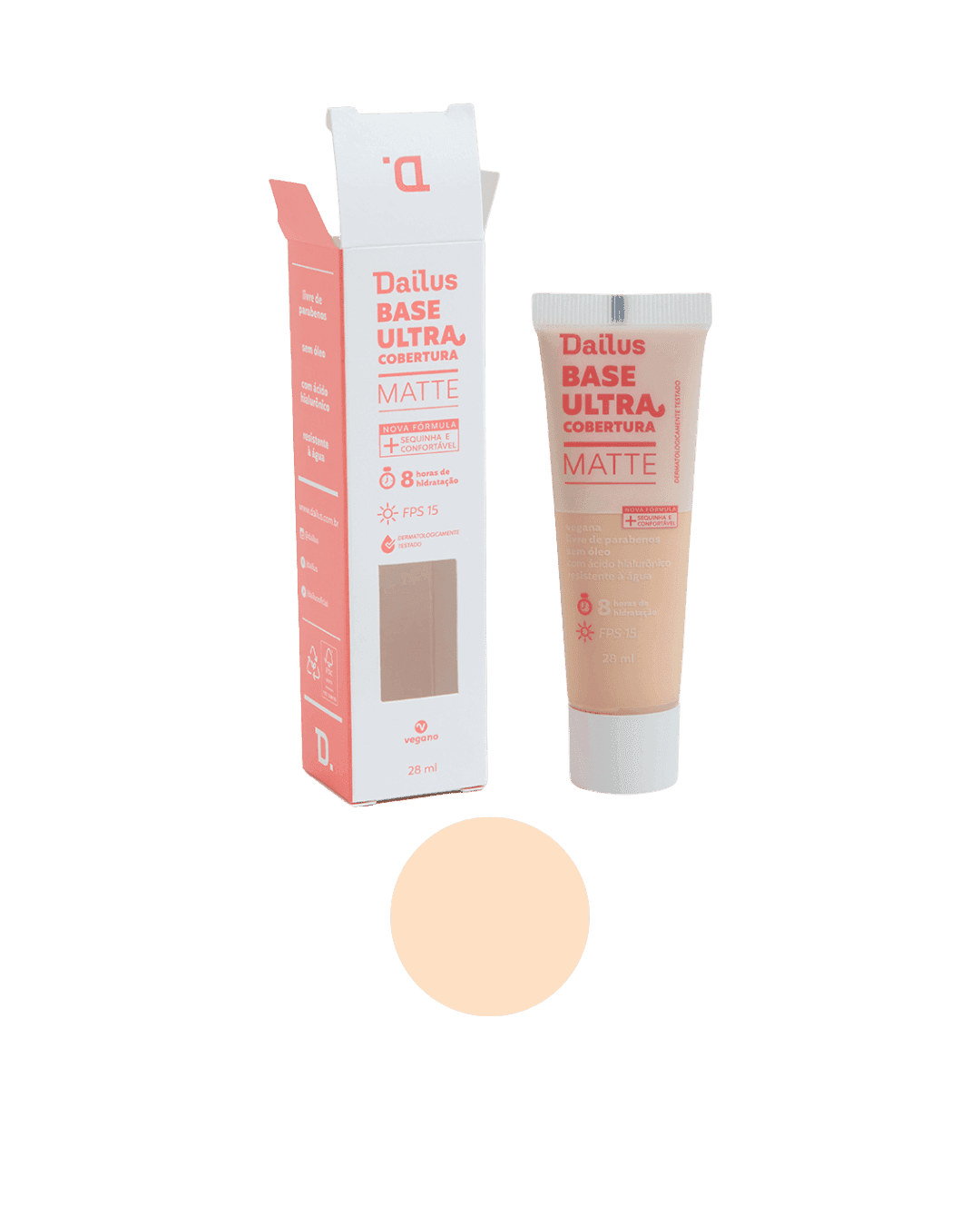 BASE LIQUIDA DAILUS COVER FIX D1 CLARO