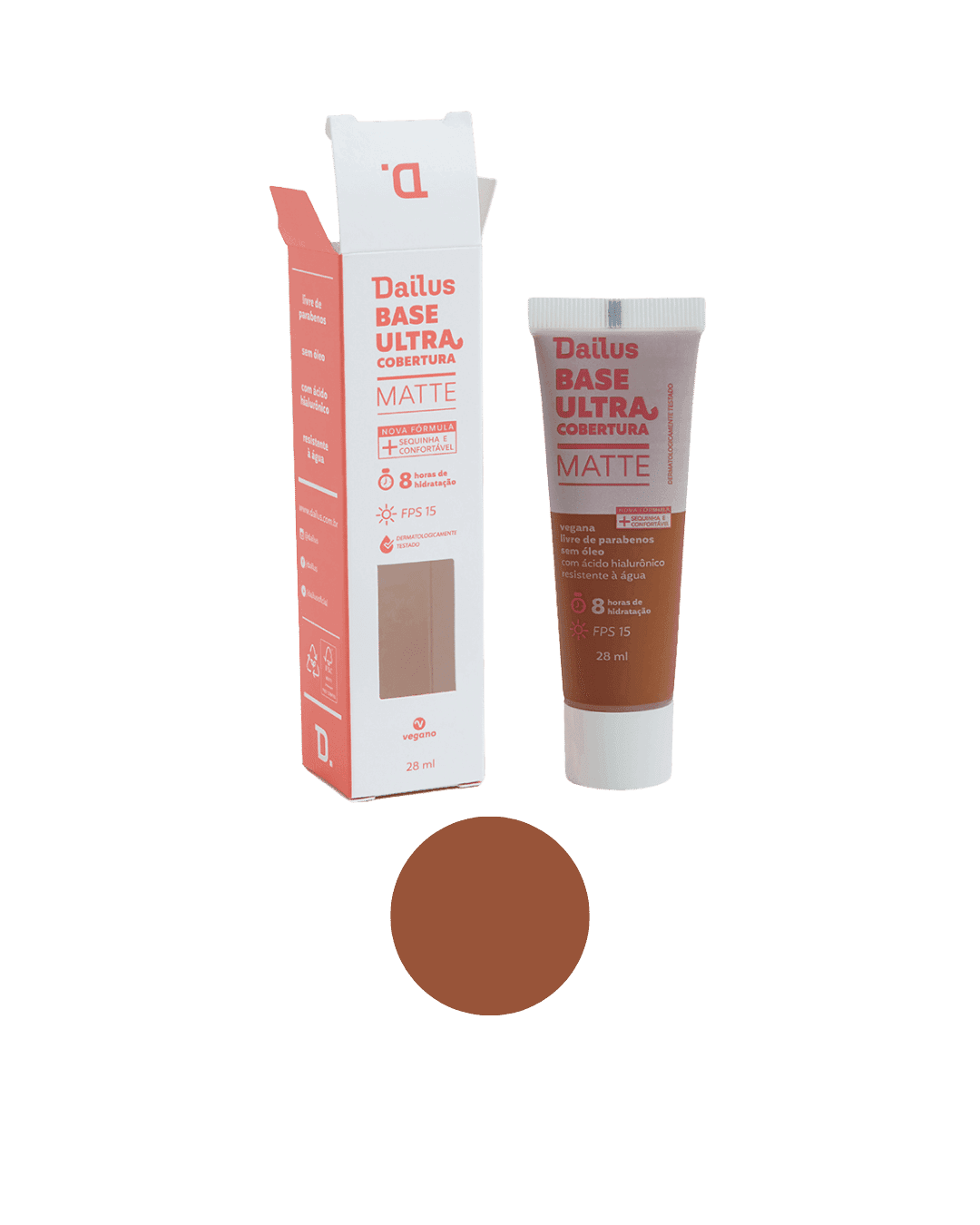 BASE LIQUIDA DAILUS COVER FIX D10 ESCURO