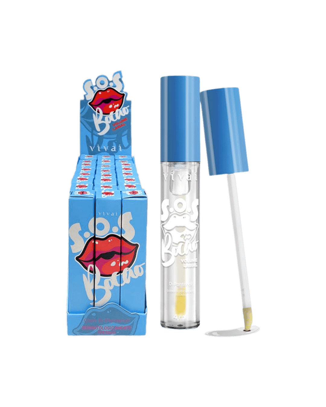 3025.1.1 BRILHO LABIAL SOS BOCAO INCOLOR CX/24 VIVAI