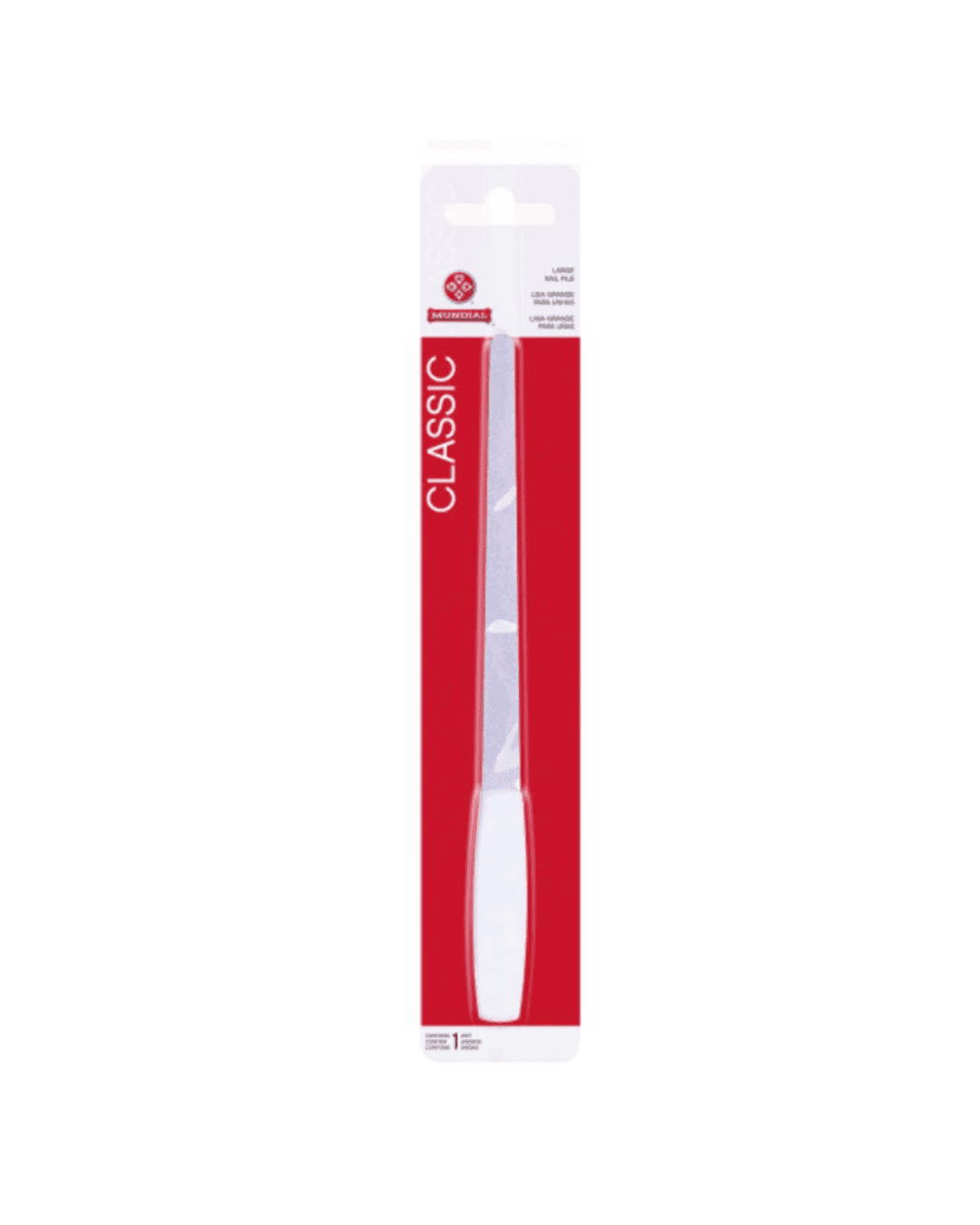 L1196-7BP LIXA MUNDIAL GRANDE PARA UNHAS CLASSIC 19CM