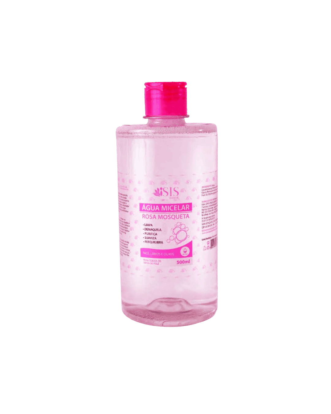 IS025 AGUA MICELAR ROSA MOSQUETA 500ML ISIS MAKEUP