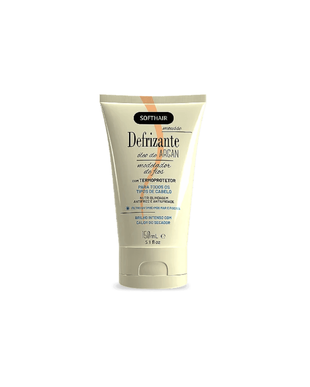 DEFRIZANTE MOUSSE OLEO DE ARGAN 150ML SOFTHAIR