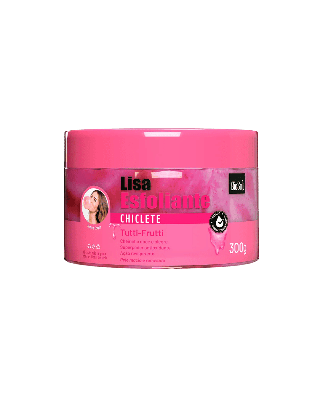 ESFOLIANTE LISA CHICLETE BIOSOFT 300GR SOFTHAIR