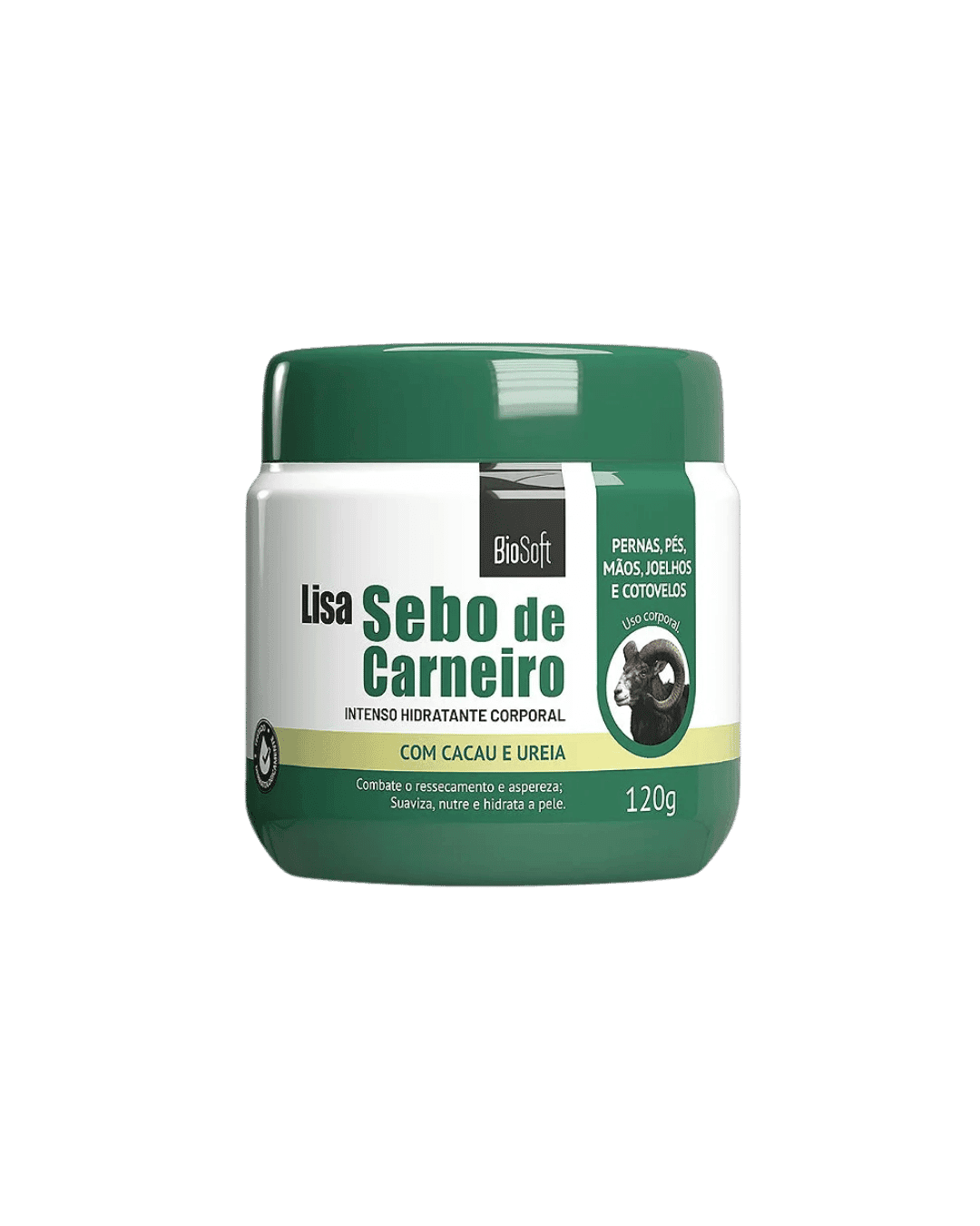 CREME LISA SEBO DE CARNEIRO BIOSOFT 120GR SOFTHAIR