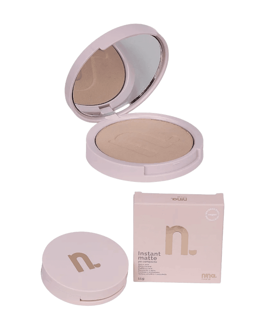 PO COMPACTO INSTANT MATTE COR 4 NINA MAKEUP