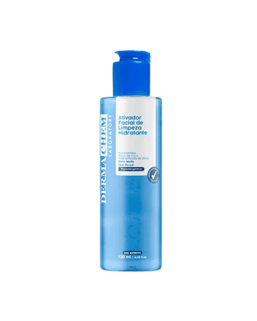 ATIVADOR FACIAL DE LIMPEZA HIDRATANTE DERMACHEM 120ML