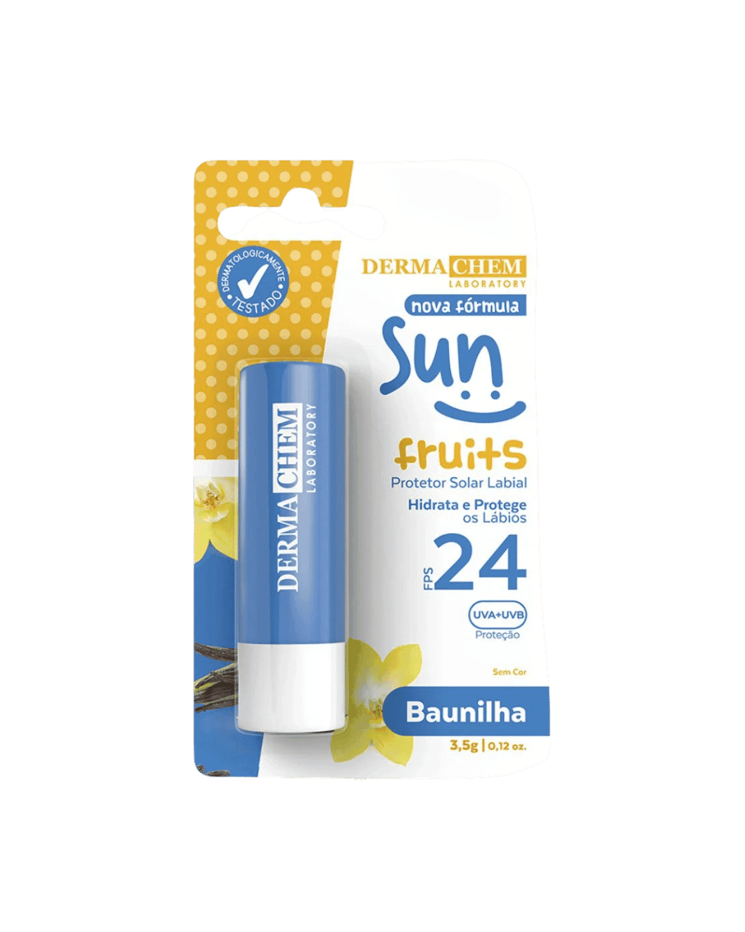 PROTETOR LABIAL DERMACHEM BAUNILHA 5G