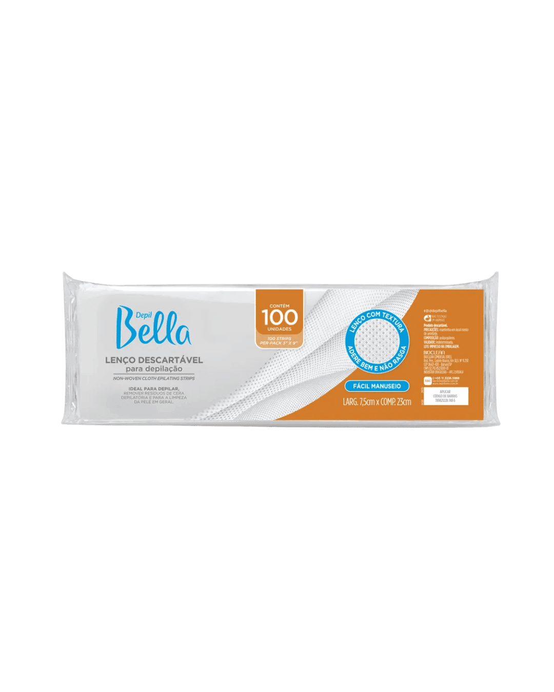 LENCO DEPILATORIO 100UN DEPILBELLA