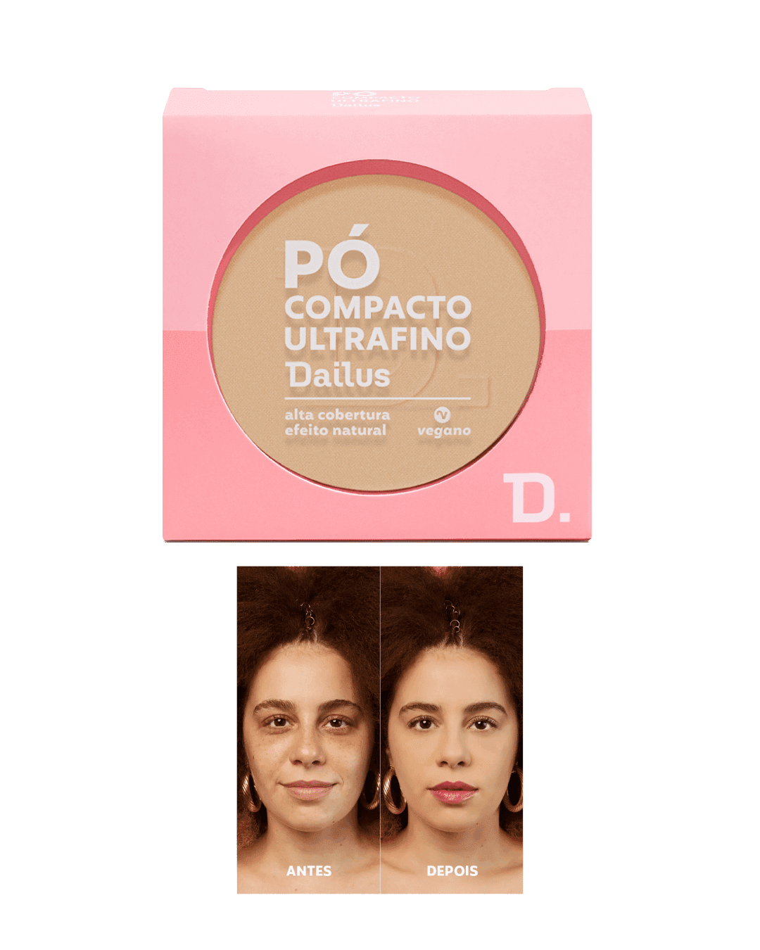 PO COMPACTO DAILUS POCOMP D3 CLARO VEGANO