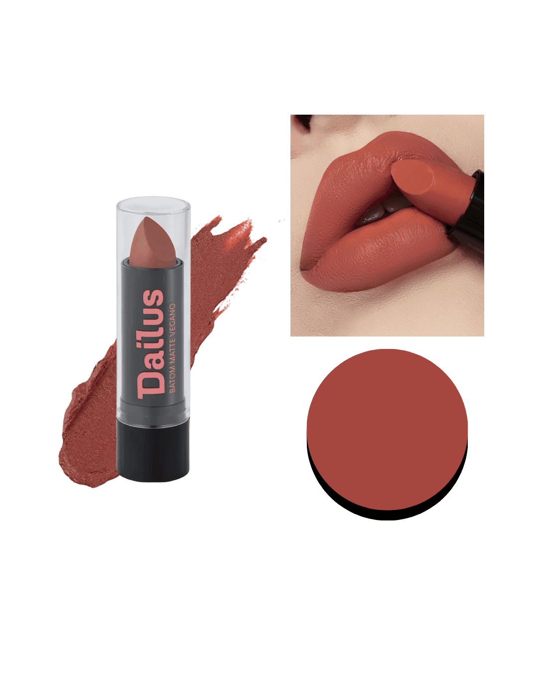 BATOM DAILUS VEGANO MATTE DESCONTRAIDA