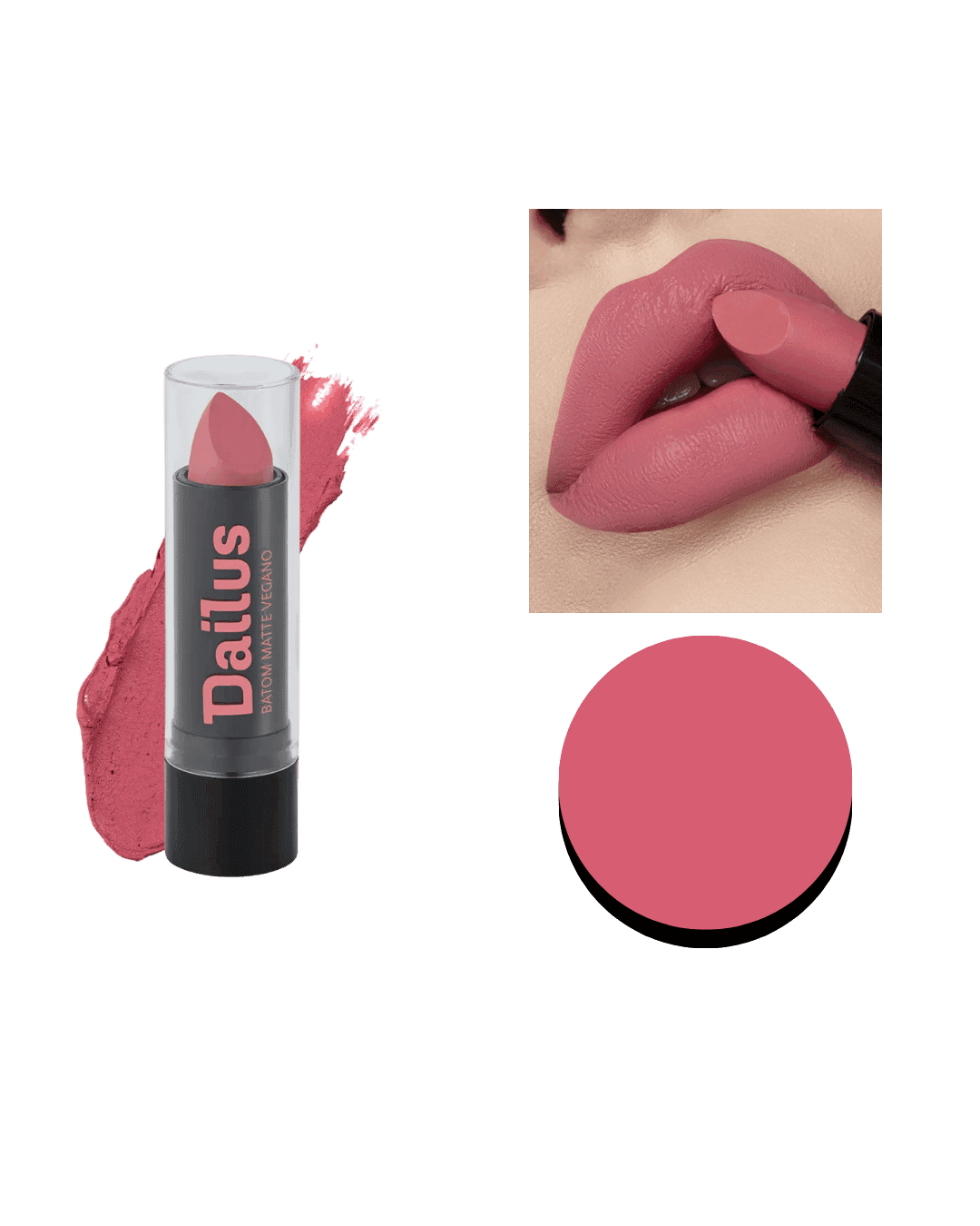 BATOM DAILUS VEGANO MATTE DOCE