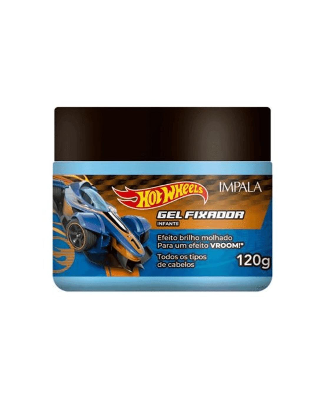 GEL FIXADOR IMPALA HOT WHEELS CLUBE DOS VELOZES AZUL 120GR