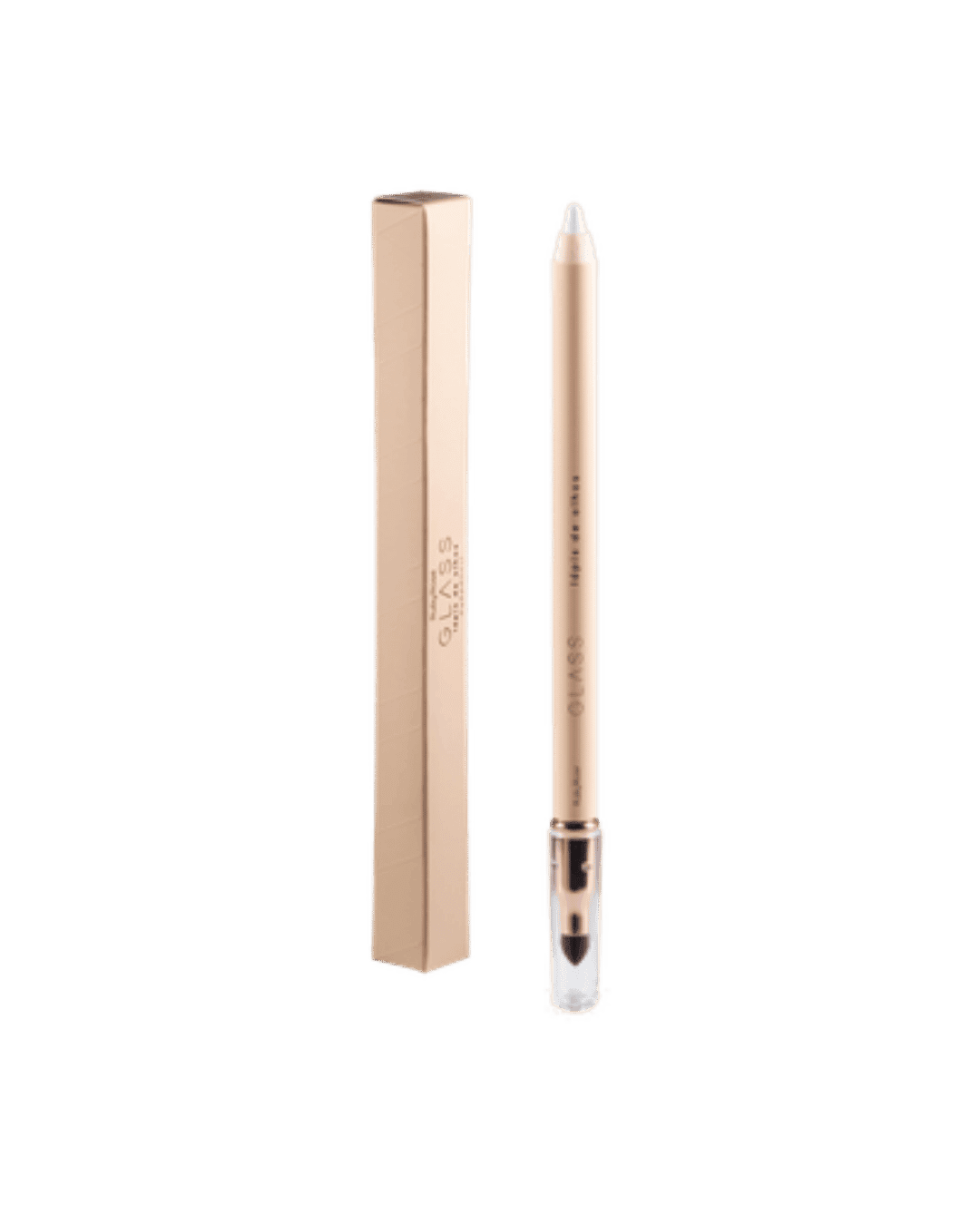 HB 525-1 LAPIS DE OLHOS WHITE GLASS RUBY ROSE CX/12