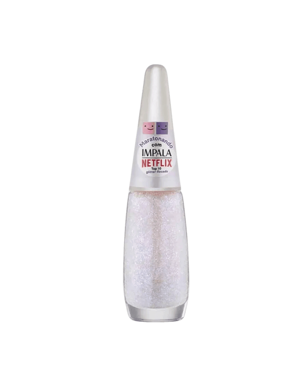 ESMALTE IMPALA 1047 NETFLIX GLITTER FLOCADO TOP 10 CX/06